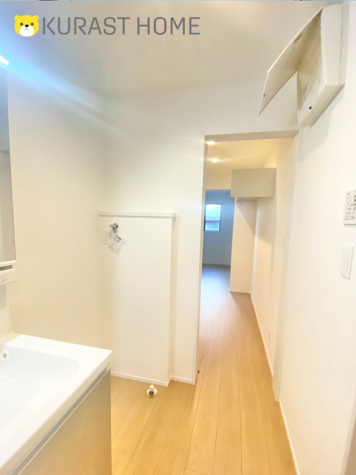 京都市南区久世大薮町　新築戸建の洗面所