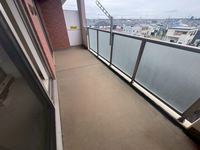 プレジール牛久オペラスクエアのバルコニー