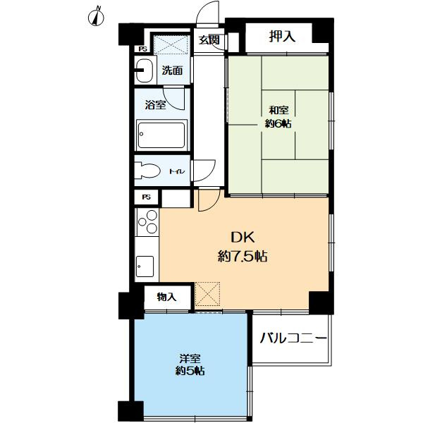 スプローネ御影の間取り