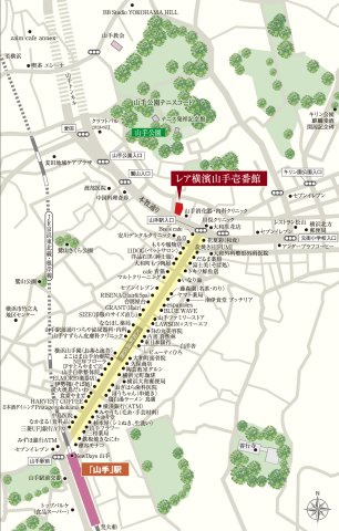 Le'a横濱山手壱番館の地図