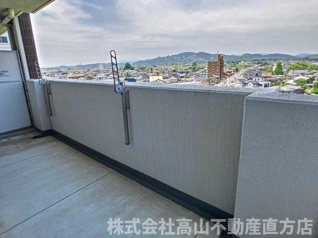 アサート木屋瀬のバルコニー