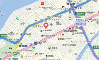 【地図】 | スプランディッド弁天町DUE