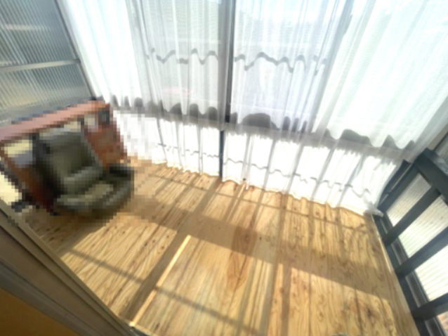 高島市マキノ町蛭口中古戸建のバルコニー