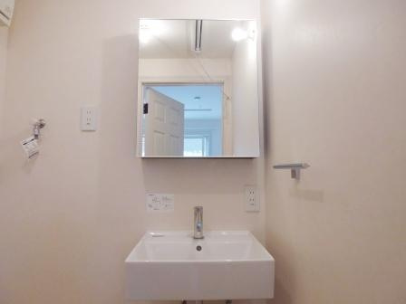 ハーブガーデンハウスの洗面所