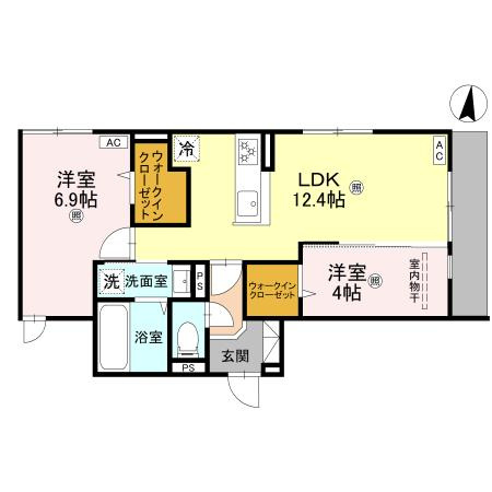 サンハイム横沼の間取り
