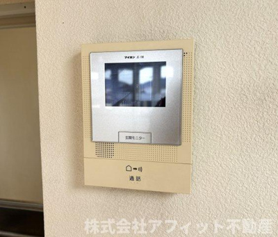 【セキュリティ】 | ヴィラージュC | TV付インターホン