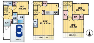 【間取り】 | 大阪市淀川区西三国３丁目
