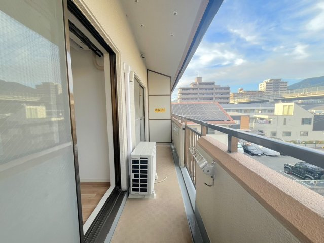 グランソレイユⅡのバルコニー