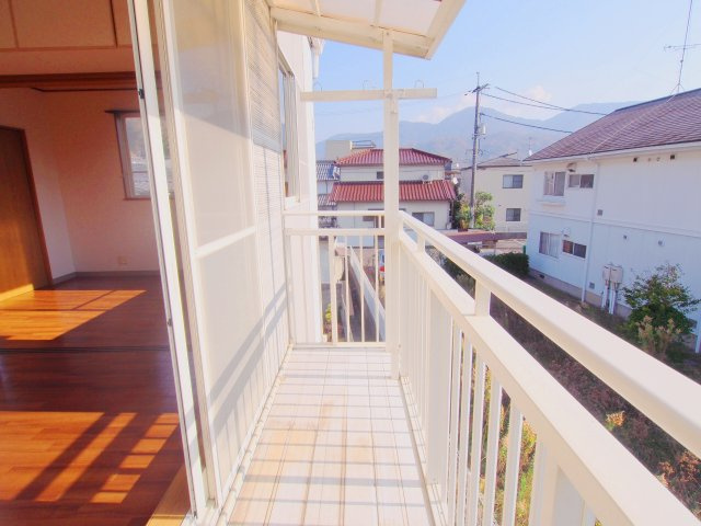 グランスエ富永Ⅱのバルコニー