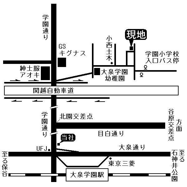 サニーテラスの地図
