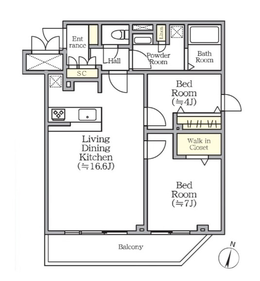 CREAL premier西馬込の間取り|間取り