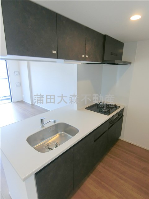 CREAL premier西馬込のキッチン|キッチン　3口ガスグリル付きシステムキッチン