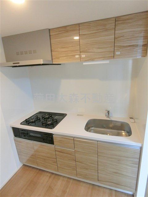 CREAL premier西馬込のキッチン|キッチン　3口ガスグリル付きシステムキッチン