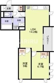 Forest　Maisonの間取り