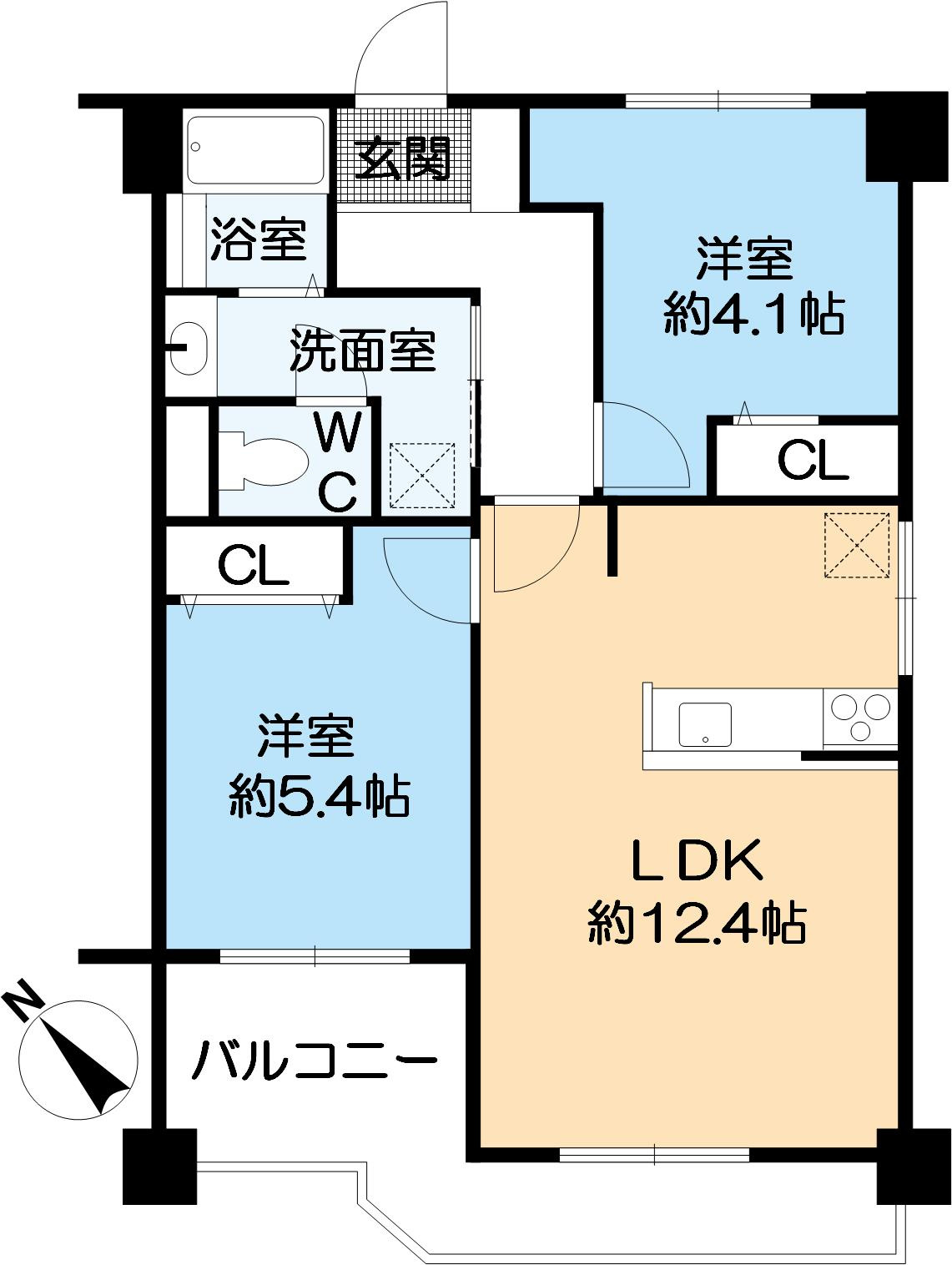 甲南メゾン本山の間取り
