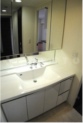 レジディア千里万博公園の洗面所