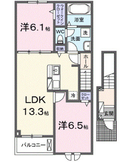 【間取り】 | カーサ　ソラーナ | 間取図