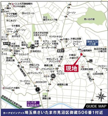 【地図】 | さいたま市見沼区御蔵売地