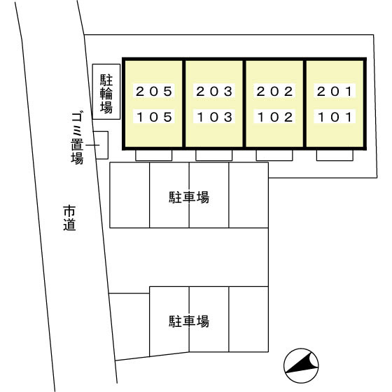 クローカスの区画図