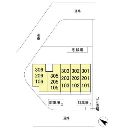 Ciel Clair（シエル クレール）の区画図