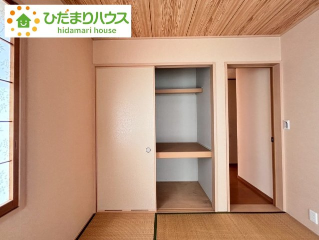 野田市上花輪　中古戸建の収納|和室にも大容量のクローゼット完備！お布団やお子様のおもちゃなどがスッキリ収納できますね(^^♪