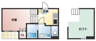 【間取り】 | MaisonCasablanca | 略図の為、現状優先