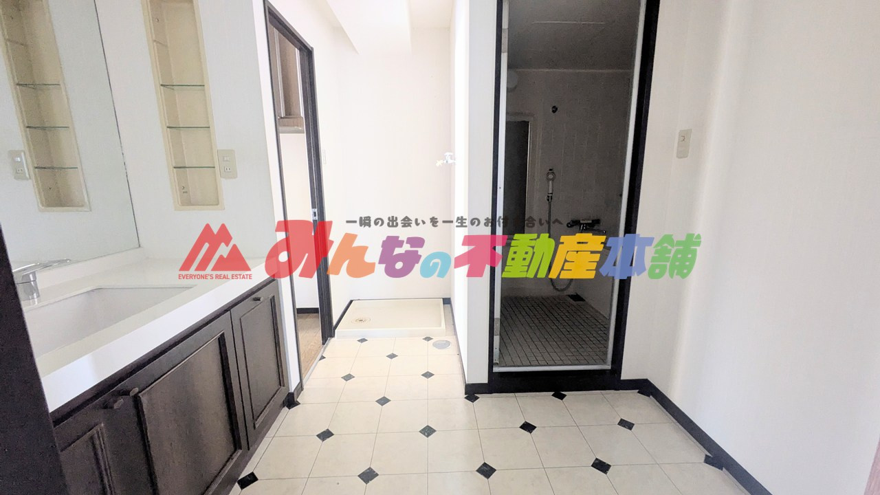 ライオンズマンション諏訪野の脱衣所