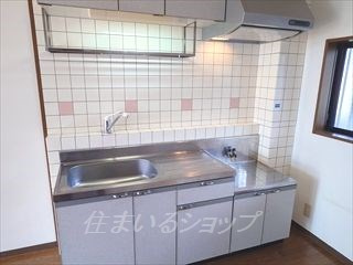 広島市安佐北区深川２丁目のアパートのキッチン|シングルレバー水栓