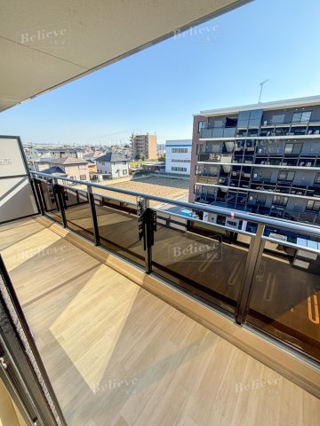 GRAN GRACE久留米南のバルコニー|陽当たり良好なバルコニーです♪