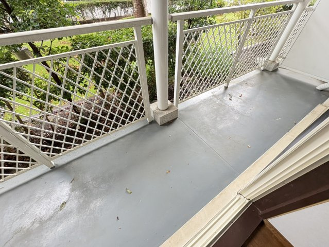 パティオ東菅野コミュニティ2番館のバルコニー