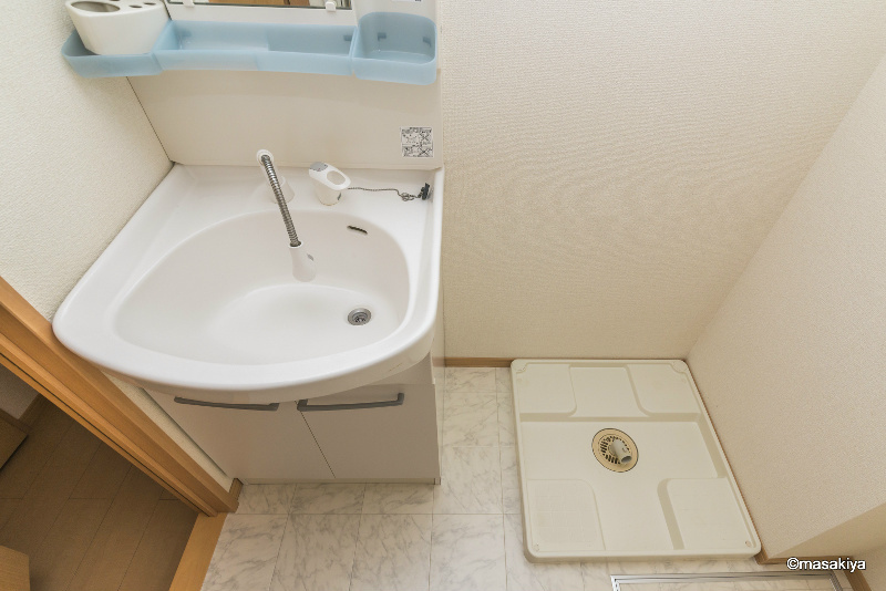 プリマヴェーラの洗面所|洗面・脱衣　シャンプードレッサー付き。