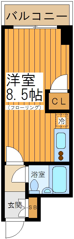 セザール上北沢の間取り