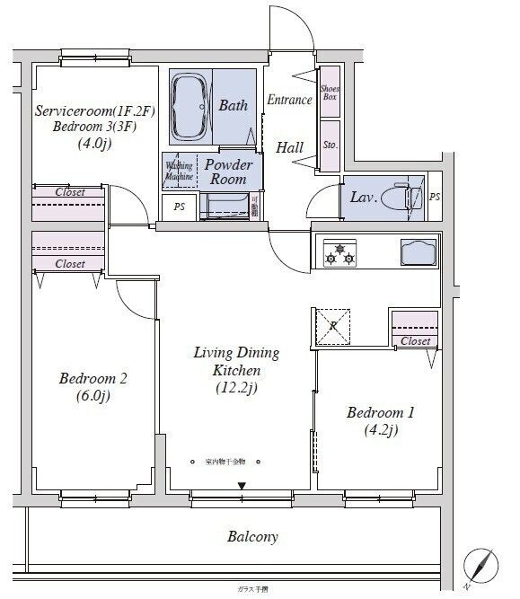 Dear WAN Court 練馬平和台の間取り