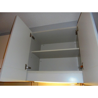 【キッチン】 | ハーミテイジＫＵＲＯＩＷＡ | キッチン上収納