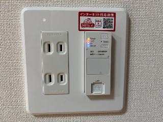 新潟市西区内野西2丁目新築アパートの設備|ネット設備（イメージ）