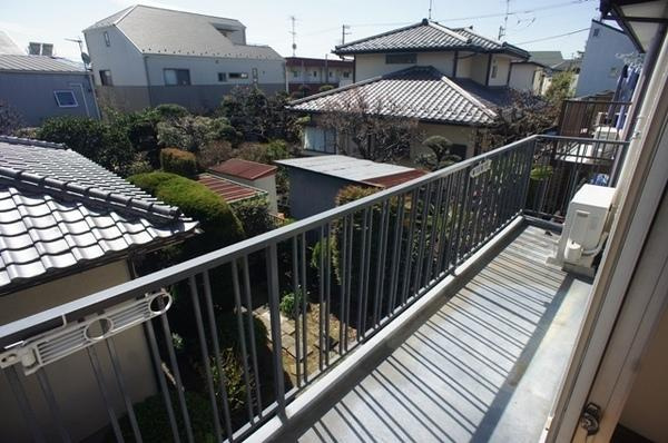 シャルム玉川のバルコニー