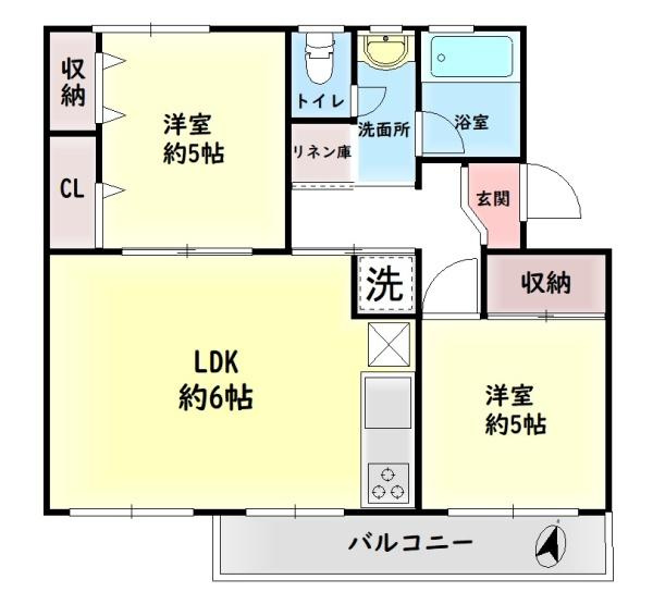 【間取り】 | 浅香山住宅11号棟　中古マンション