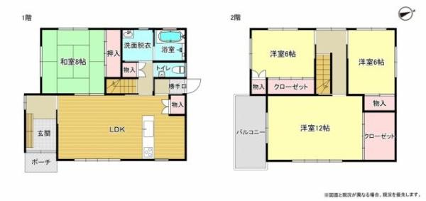 【間取り】 | 皆生温泉２丁目　戸建