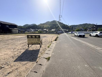 【前面道路含む現地写真】 | 米子市石井　土地５区画