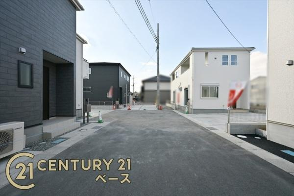 リーブルガーデン二階堂上ノ庄町 ２号棟 ／新築一戸建の前面道路含む現地写真|便利な幹線道路沿いです！