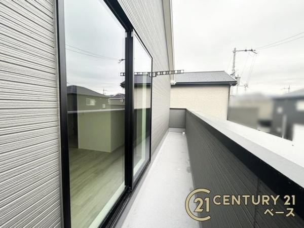 リナージュ古市町 １号棟 ／新築一戸建のバルコニー|■日当たりのよいバルコニー！洗濯物もよく乾きます！■