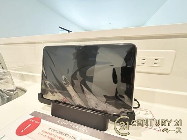 リナージュ古市町 ２号棟 ／新築一戸建の内装|■ＴＶモニター付きインターホンで防犯対策もバッチリ！来客も一目でわかり安心です！■