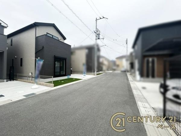 リナージュ古市町 ２号棟 ／新築一戸建の前面道路含む現地写真|■現地撮影写真■お気軽にお問い合わせくださいませ！