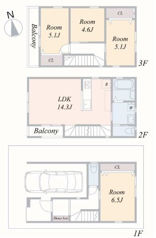 【横浜市保土ケ谷区常盤台59-4全3棟新築戸建て】★仲介手数料無料★（常盤台小学校・保土ケ谷中学校）