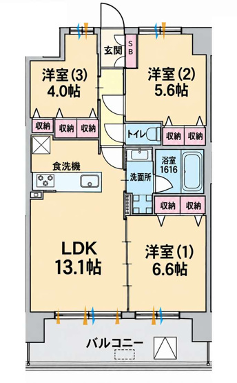 【間取り】 | スプランディッド梅田グランノース