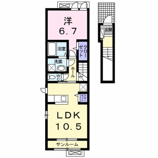 【間取り】 | ルーチェ　Ⅰ