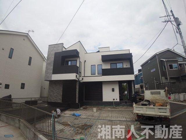 茅ヶ崎市高田1丁目　新築戸建　全1棟の外観|外観は落ち着いています