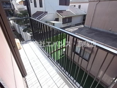 【バルコニー】 | コーポニューオリンズ | バルコニー付きです