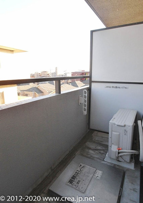 【バルコニー】 | ヴィラオオクボ | 落ち着いた時間を過ごせるバルコニーです