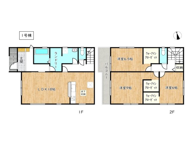 【間取り】 | 姫路市大津区西土井／全1棟